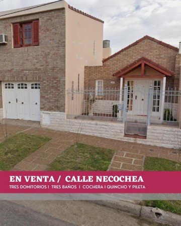 Casa Necochea con quincho y pileta