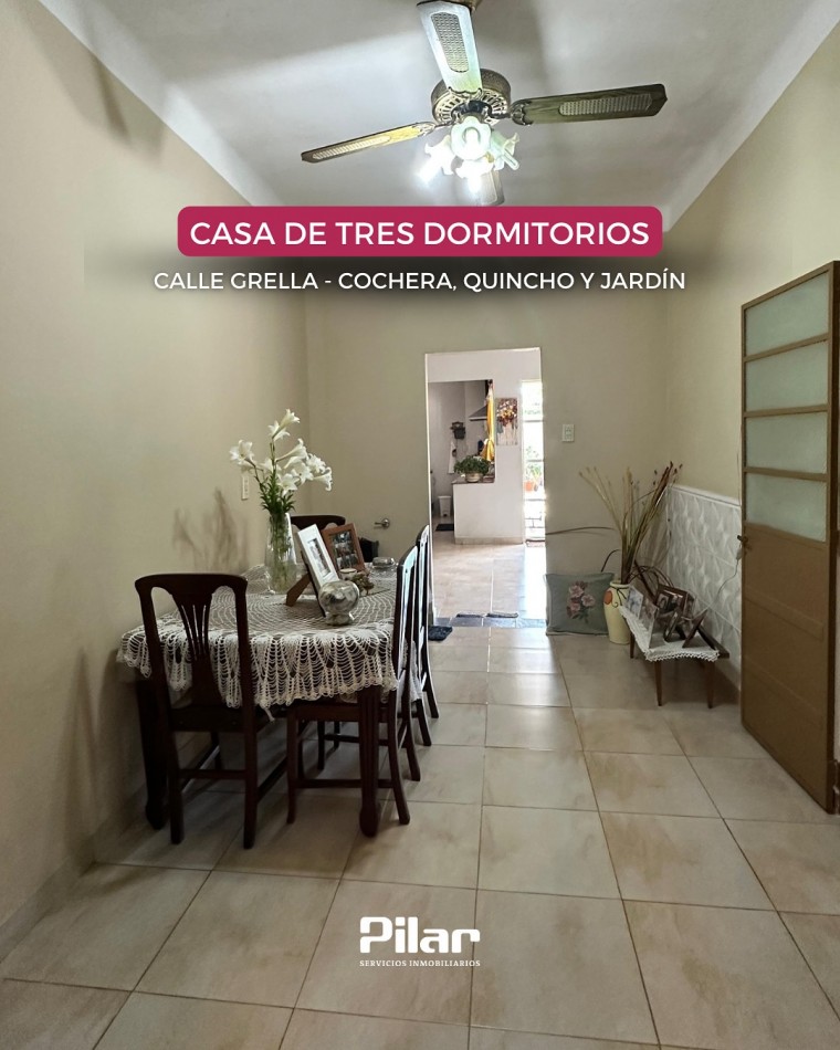 Hermosa casa en calle Grella